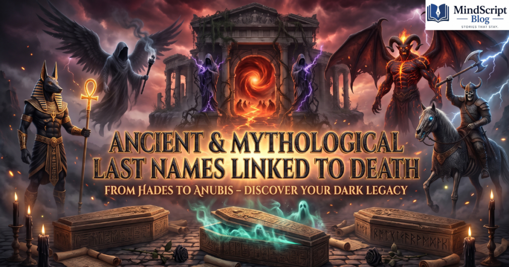 Ancient and Mythological Last Names Linked to Death